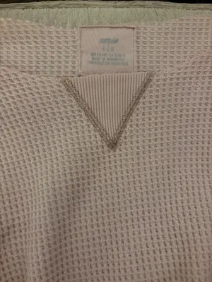 Aerie Waffle Sweatshirt Oversized thumbnail 2