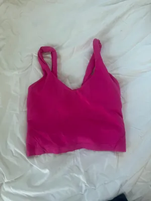 Lululemon Sonic Pink Align Cropped Tank  thumbnail 2