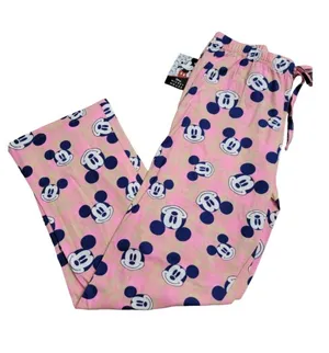 Disney Mickey Mouse Pajama Pants Pink | Women’s Medium | Lounge Sleepwear thumbnail 1