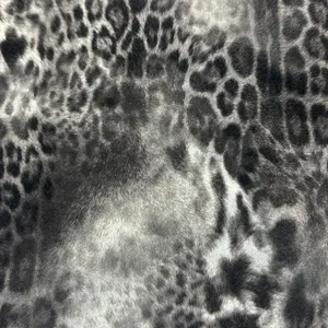 Karen Kane Crushed‎ Velvet Animal Print Fitted Skirt Size 6 Black Cheetah thumbnail 2