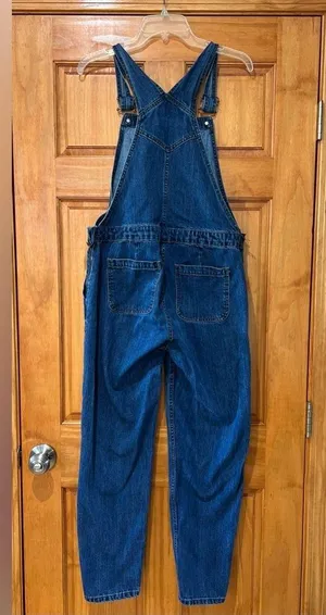 ASOS Women’s Dark Blue Denim Overalls thumbnail 4