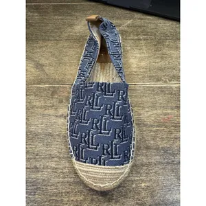 Lauren Ralph Lauren Cameryn Monogram Jacquard Espadrille Slip-On Flat Women‎ thumbnail 2