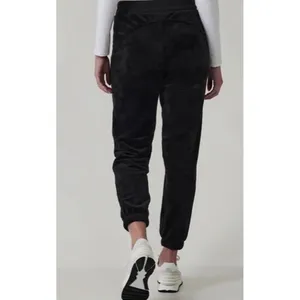 Athleta Double Cozy Karma Jogger Black Plush Fleece Sweatpants Womens Medium thumbnail 9