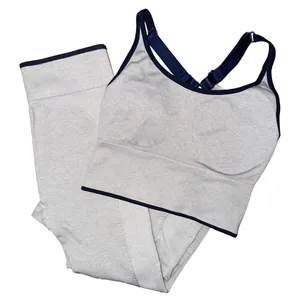 Tory Sport Seamless Leggings Longline Sports Bra Matching Set Coord Athleisure thumbnail 1