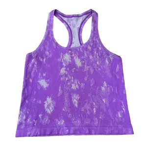 Lululemon Women's 10 Swiftly Tech Racerback Tank Top Purple Marble‎ Race Length thumbnail 2