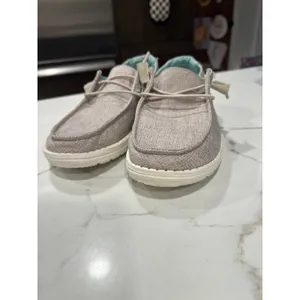 Hey dude khaki/linen Wendy‎ womens size 7 thumbnail 2