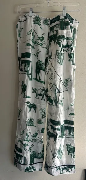 Katie Kime Women’s Marfa Toile pajama pants Large thumbnail 1