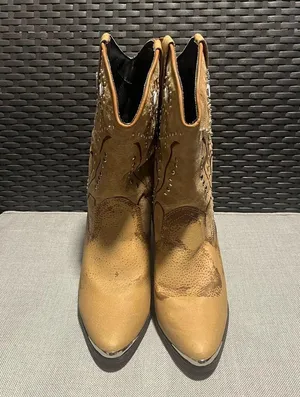 Dingo Tan Studded Western Cowboy Boots 9.5 thumbnail 2