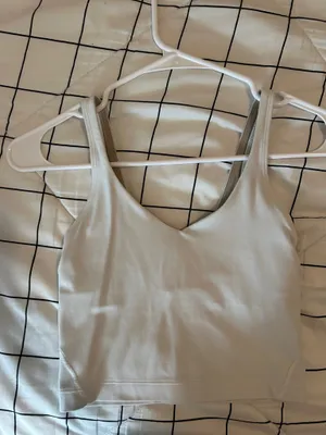 White Lululemon Align Tank thumbnail 1