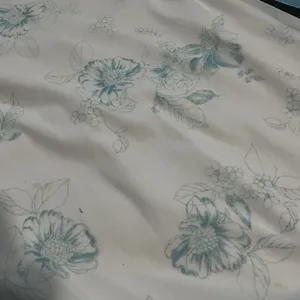 Vintage Y2K Finesse White And Blue Floral sparkle Dress thumbnail 2
