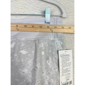 NWT! Lululemon Pace Rival MR Skirt Terrazzo Marble Silver Ice Size 6 Athleisure thumbnail 6