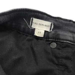 Madewell Jeans Womens‎ 28 Black Scattered Metallic Dot Cali Demi Boot K2484 thumbnail 6