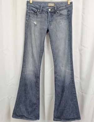 Paige USA Made Canon Flared Canon Jeans 28 thumbnail 1