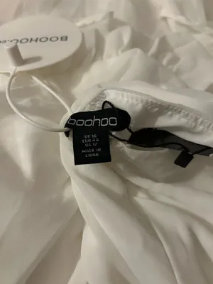 Boo hoo white cut out dress thumbnail 7
