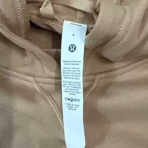 Lululemon All Yours Hoodie Terry Beech Wood Tan Womens Size‎ 4 NWT thumbnail 5