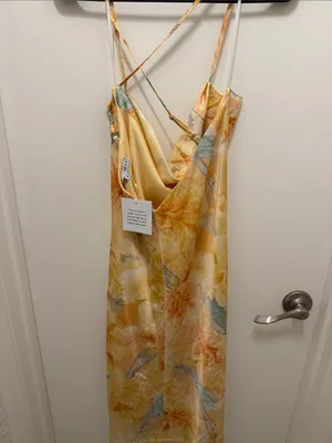 NWT Baltic Born Katarina Slip Midi Dress | Sunrise Print thumbnail 3