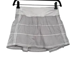 Lululemon Pace Rival Pleated Gray Mini Skort 2 thumbnail 1