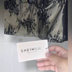 NWT SHEIN BAE Women’s Lace Cottagecore Crop Top thumbnail 4