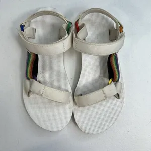 Teva‎ Size 7 Sandals Original Universal Pride White Rainbow 1125890 Adjustable thumbnail 7