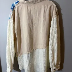 NWOT POL patchwork shacket‎ thumbnail 5