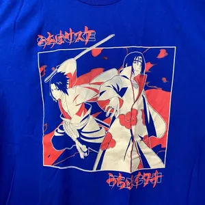 Naruto Sasuke Blue Anime Tshirt size Extra Large  thumbnail 2
