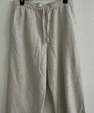 American Eagle Outfitters Cream Lounge Pants thumbnail 1