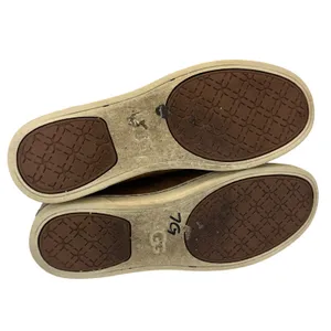 UGG Blaney Brown Leather High Top Sneakers Tassel Side Zip Womens Size 7.5 Shoes thumbnail 7