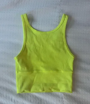 Lululemon Power Pivot Tank Highlighter yellow thumbnail 1