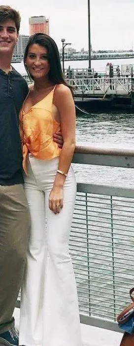 Free People Orange Tank thumbnail 1