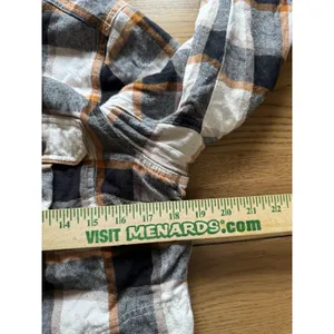 Duluth Trading‎ Co Women Sz Medium Long Sleeve Snap Button Flannel Shirt Country thumbnail 5