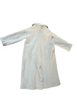 Tahari Double-Breasted Pale Gray Pea Coat thumbnail 6