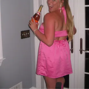 MORE TO COME Kristen Halter Mini Dress in Pink thumbnail 14
