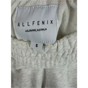Anthropologie All Fenix pink cheetah side striped crewneck jogger set women’s S thumbnail 11