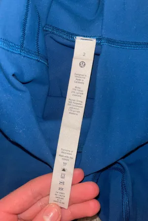 Lululemon Blue Leggings thumbnail 3