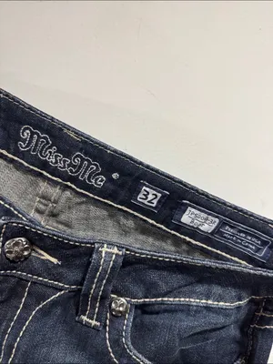 Miss Me jeans embellished boot cut NeW waist 32 thumbnail 6