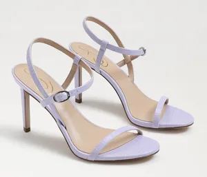 Sam Edelman Doran Lavender Purple Strappy Sandal Heel NEW, Size 6.5, MSRP $130 thumbnail 1