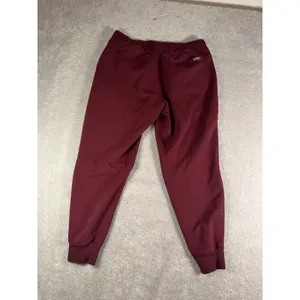 figs scrub set Mens tansen jogger pants (L Short) / leon top (L) Burgundy thumbnail 14