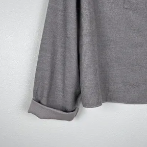 Urban Outfitter Women's Jax Inside Out‎ Oversized Sweater Grey Sz S thumbnail 6