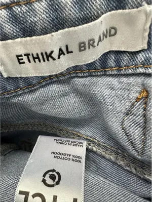 PTCL Utility High Waist Wide Leg Jeans Light Wash Indigo Size 25 thumbnail 9