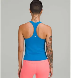 Lululemon Cool Racerback Short Tank Top *Nulu Poolside Size 8 thumbnail 2