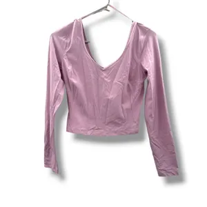 lululemon‎ Align Long Sleeve Womens 6 Pink Peony Nulu Cropped NWT Balletcore thumbnail 3