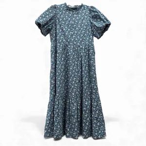 Tuckernuck Hyacinth House Size Medium Midi Dress Bluebells Floral Kentucky Derby thumbnail 2