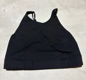 Balance Athletica Black High Neck Sports Bra medium thumbnail 1