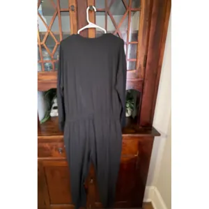 Vuori Womens Performance Henley Jumper Black VW478 Long Sleeve Jumpsuit‎ L thumbnail 3