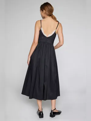 For Love & Lemons Doris Lace-Trim Midi Dress thumbnail 4