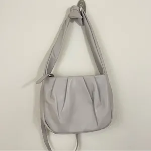 Banana Republic Gray Soft‎ Tie Strap Shoulder Bag thumbnail 2