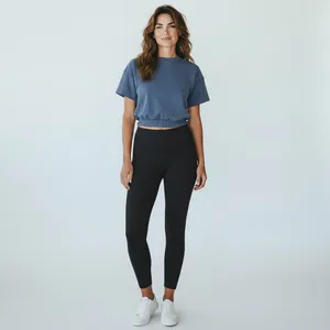 Lululemon Softstreme Gathered Tee in‎ Blue thumbnail 3