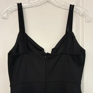 DO+BE Womens Black V-Neck Bodycon Mini Dress GY0272‎ Size M LBD Cocktail Party thumbnail 12