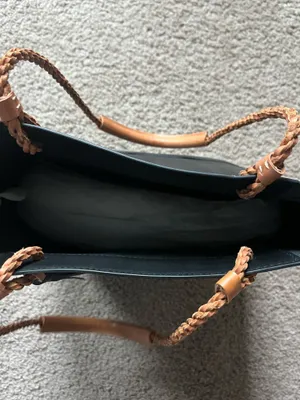 Soludos Merida Black Leather Tote thumbnail 3