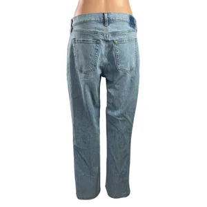 Abercrombie & Fitch Baggy Low Rise Light Wash Straight Leg Denim Jeans Pants 28 thumbnail 3